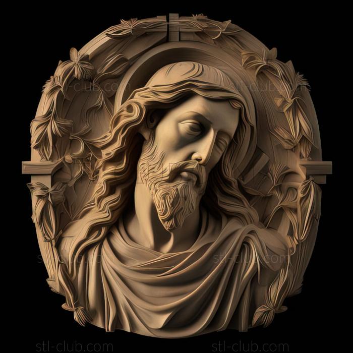 3D model st jesus (STL)